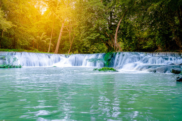 Chet Sao Noi Waterfall National Park at Saraburi in Thailand.