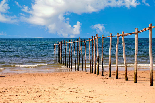 Playa de Do&ntilde;ana, limite con el Parque Natural