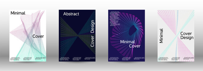 Cover design template set 