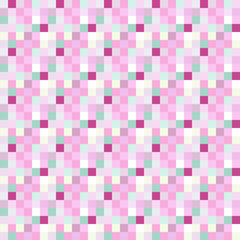 Seamless multicolored small squares pattern.