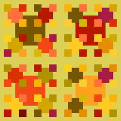 Seamless abstract pattern. Colored background.