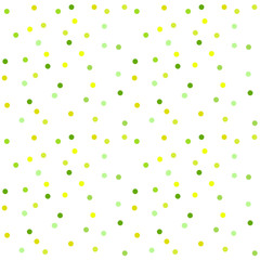 Seamless pattern. Multi-colored circles on a white background. Texture.