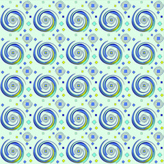 Fototapeta premium Seamless abstract pattern. Colored background.
