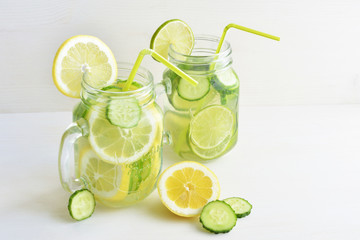 detox citrus cucumber water