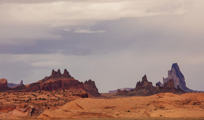 Beautiful view of deserted countryside