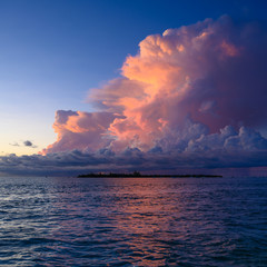 Clouds at Sunset in Key West