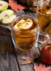 Cup of Cider With Apple Slices