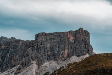 Panoramic view on Dolomites, Italy.