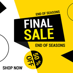 Special offer final sale banner, up to 70% off.