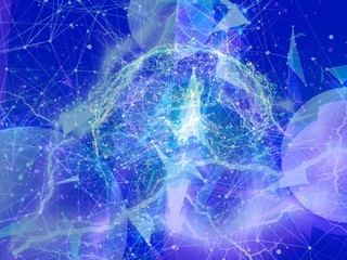 抽象的な青い背景