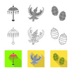 Vector illustration of and travel sign. Collection of and traditional stock symbol for web.