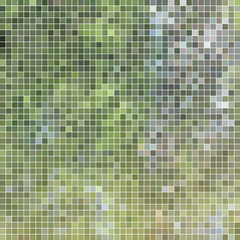abstract vector square pixel mosaic background