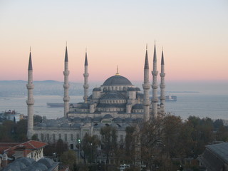 Fototapeta na wymiar blue mosque Istanbul