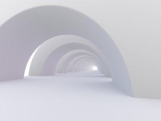 Abstract modern architecture background. 3D