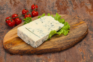 Italian traditional gorgonzola soft cheese