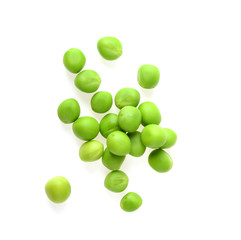 Peas isolated on white background