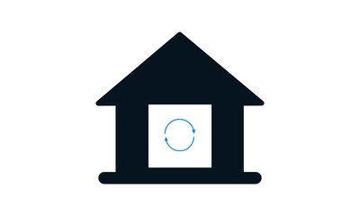 Bank transfer icon for financial transactions and payments