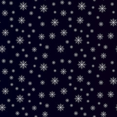 Snow, snowfall, falling snowflakes, winter background, a new year's backdrop. Vector illustration