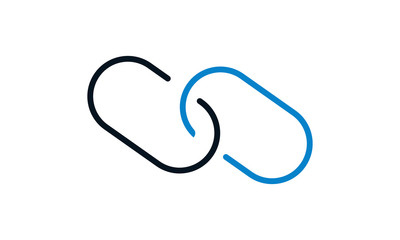 Link building icon for SEO and digital marketing concepts