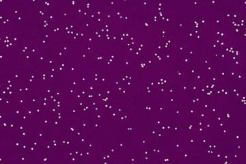 Dark purple glitter textured felt fabric material background