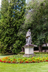 Fototapeta premium L'Hiver Sculpture by Michel Anguier at Luxembourg Gardens in Paris, France