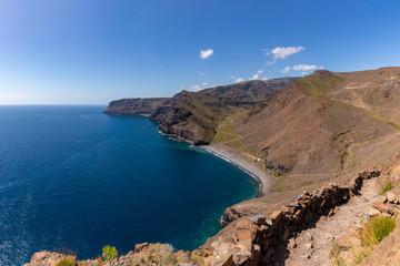 Fototapeta premium La Gomera - Wanderung von El Cabrito nach San Sebastian - Hike from El Cabrito to San Sebastian