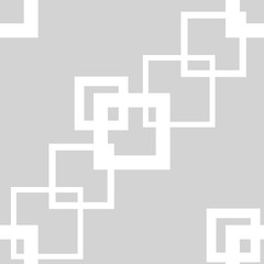 Geometric seamless pattern. Square
