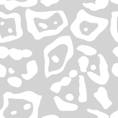 seamless abstract pattern with leopard spots print