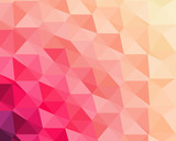 Abstract Delaunay Voronoi trianglify Generative Art background illustration