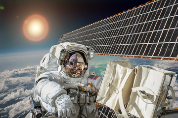 Astronaut in outer space