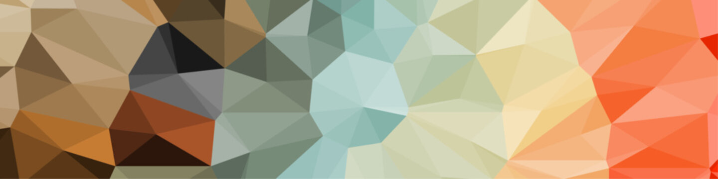 Abstract Delaunay Voronoi trianglify Generative Art background illustration