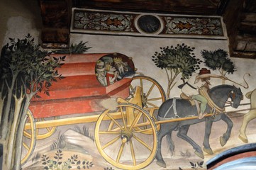 Castello della Manta - Sala degli affreschi (2019)