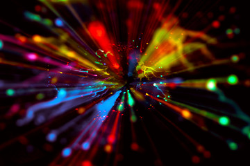 Naklejka premium abstract background with lots of light spots
