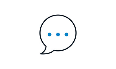 Chat icon for communication and messaging