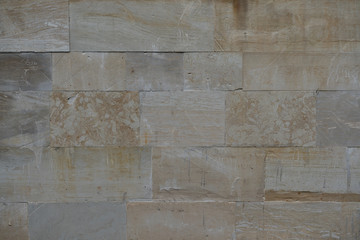 Wall of stone as texture and background