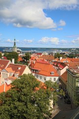 Fototapeta premium Panoramic view of Tallinn, Estonia