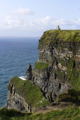 The Lighthouse in Cliffs of Moher, Wild Atlantic Way, Clare, Ireland