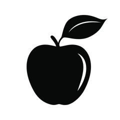 Apple vector icon. diet illustration symbol. food sign or logo.