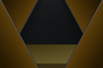 abstract metallic gold and black background