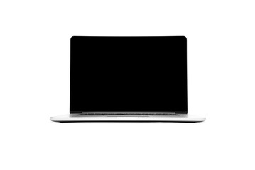 Laptop computer isolated on white background