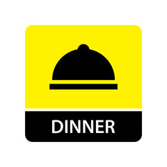 Dinner icon for web and mobile