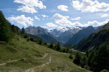 Fototapeta na wymiar valle d'aosta , valle di cogne