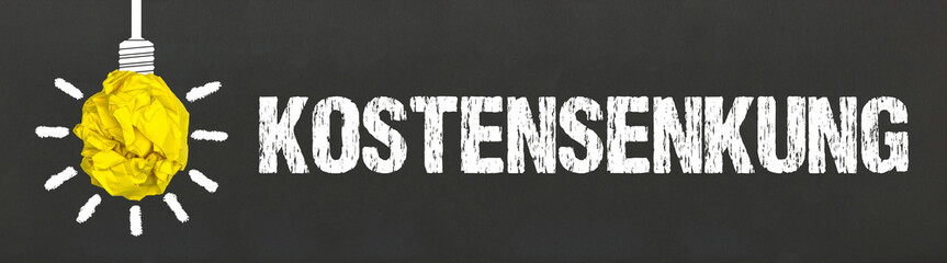 Kostensenkung 