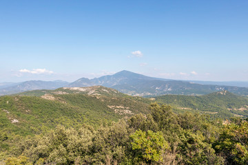 Mont Ventoux highest peak in Provence, iconic symbol of Vaucluse, Provence, France