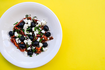 Traditional Healthy Greek Style Salad