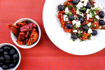 Traditional Healthy Greek Style Salad