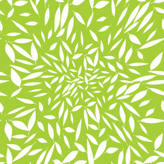 Naklejka na ściany i meble abstract geometric leaves pattern for natural background, simple minimalist graphic , retro decoration , summer fashion
