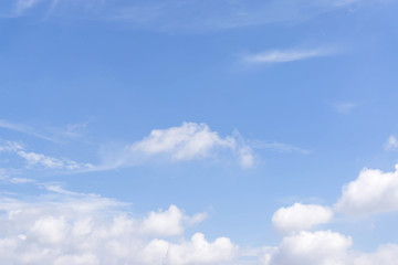 blue sky with cloud closeup Blue sky with clouds background blue sky background with tiny clouds Sky daylight. Natural sky composition. Element of design.