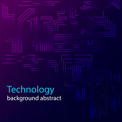 Abstract technology background . Vector illustration.