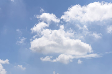 blue sky with cloud closeup Blue sky with clouds background blue sky background with tiny clouds Sky daylight. Natural sky composition. Element of design.